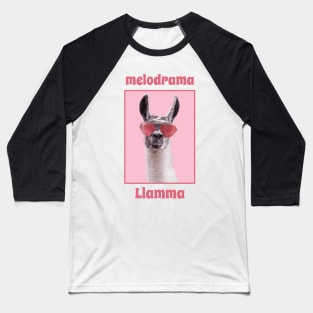 Melodrama Llama Baseball T-Shirt